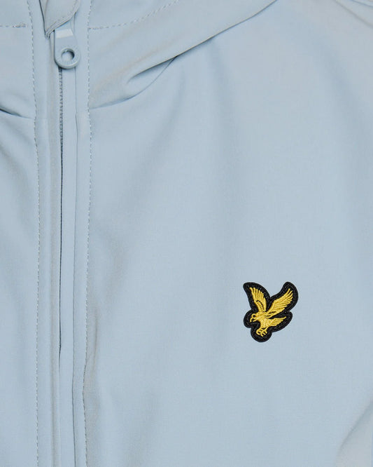 Lyle & Scott Mesh Lined Softshell Jacket Opal Blue