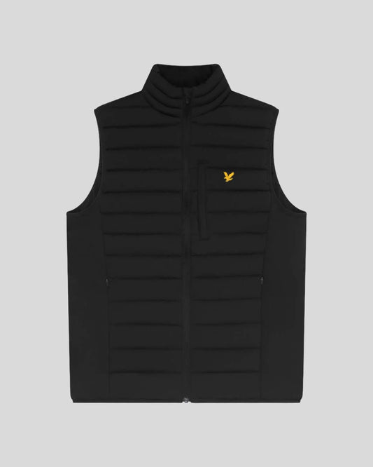 Lyle & Scott Sports Lightweight Puffer Gilet Jet Black