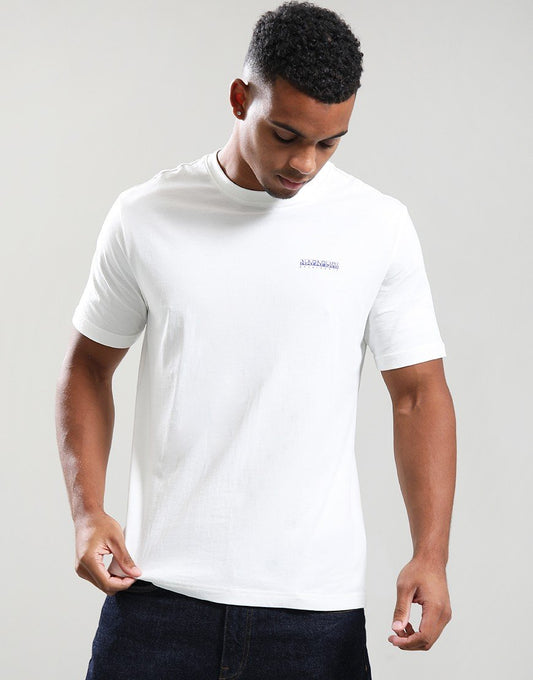 Napapijri S-GUIDE SS T-Shirt White Heron