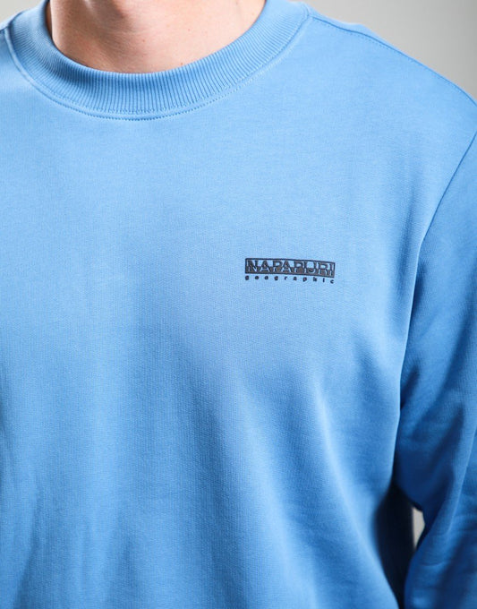 Napapijri B-Small Box Crew Sweat Blue Jasper B9A
