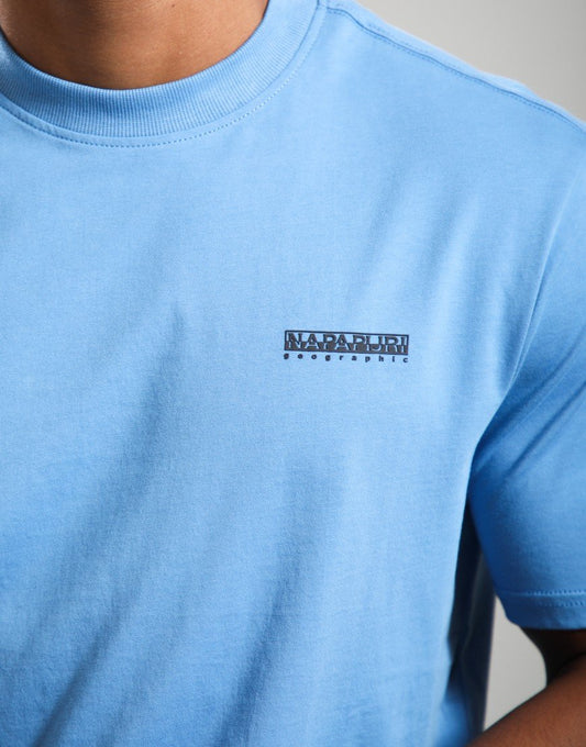 Napapijri S-Small Box T-Shirt Blue Jasper B9A