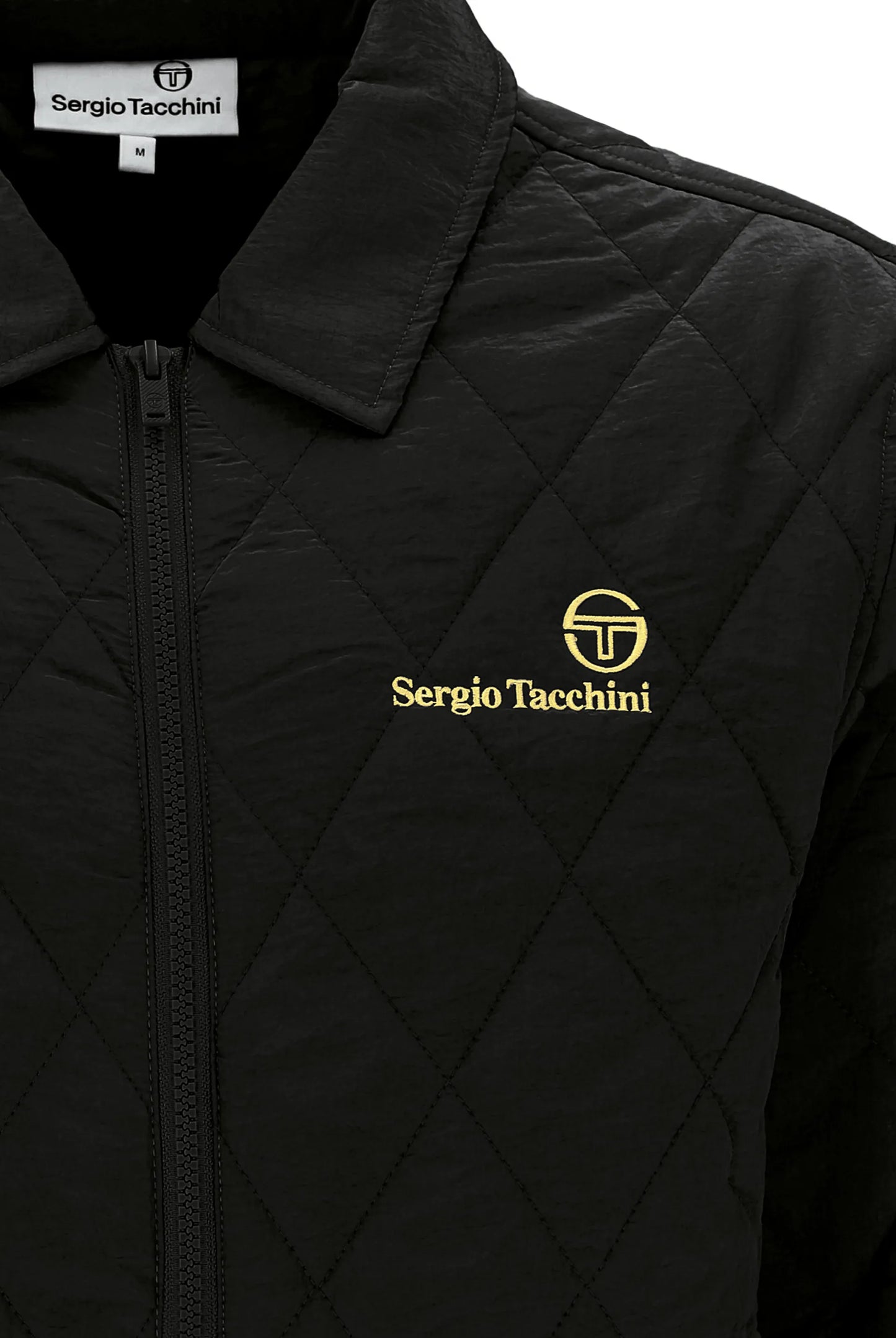 Sergio Tacchini Piola Quilted Shacket Black/Gold