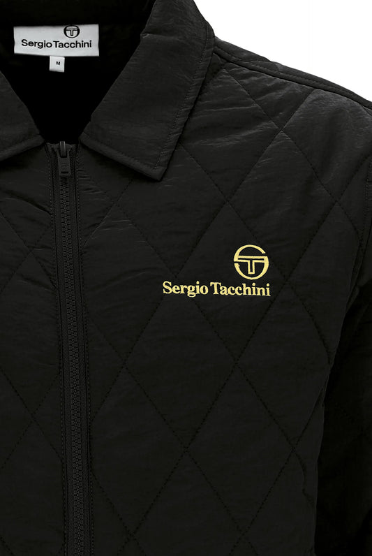Sergio Tacchini Piola Quilted Shacket Black/Gold