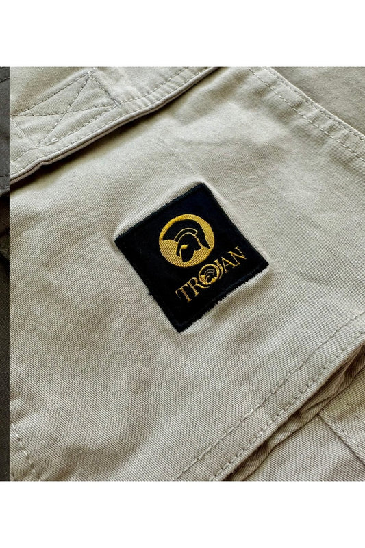 Trojan Plain Cargo Short Stone