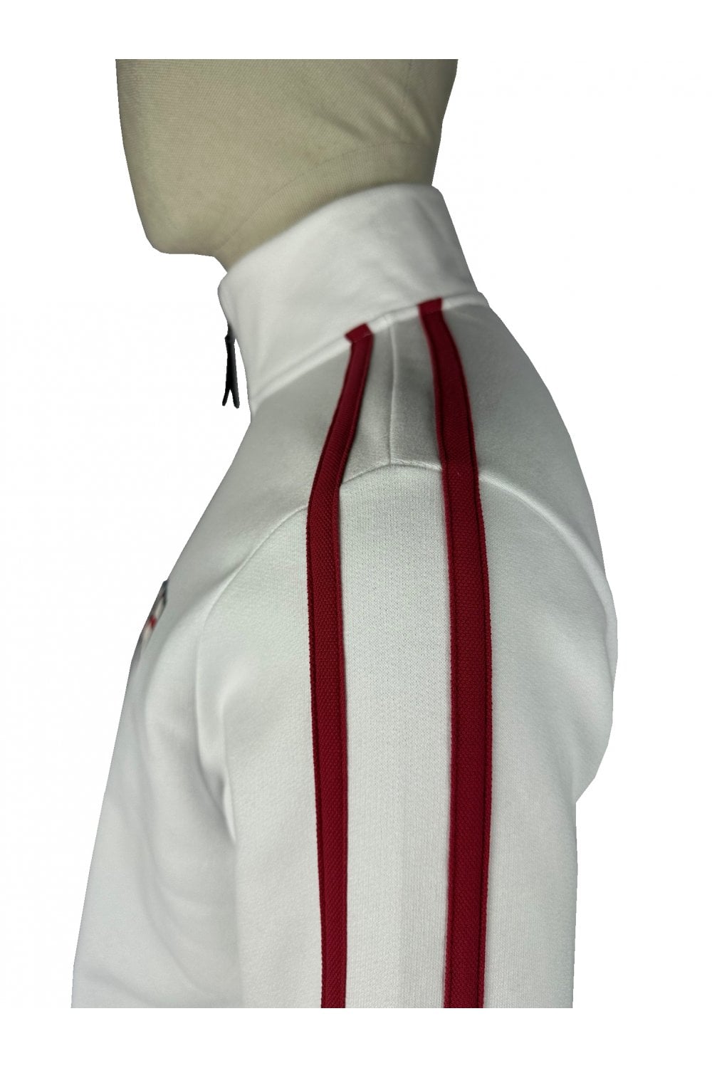 Trojan Quarter Zip St George Sweat White