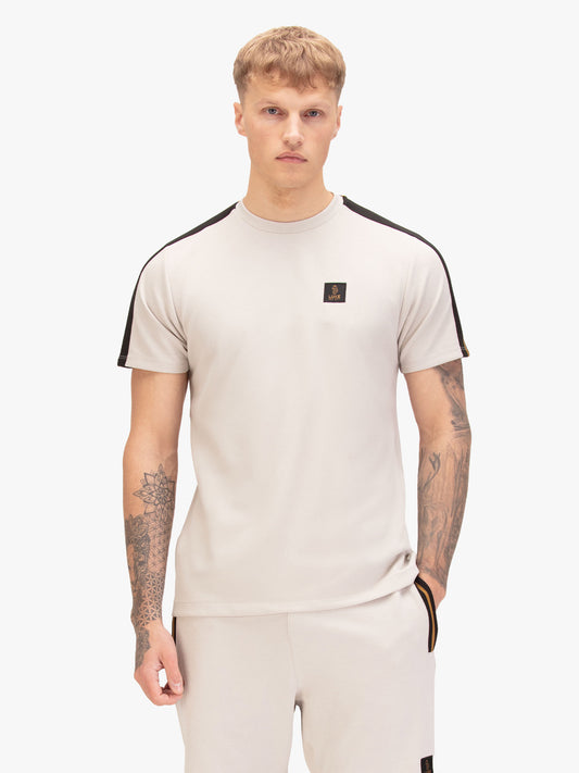 Luke 1977 Imperial 1000 Trim Tape T-Shirt Ice Grey