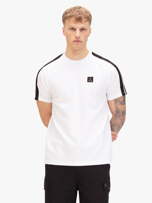 Luke 1977 Imperial 1000 Trim Tape T-Shirt White