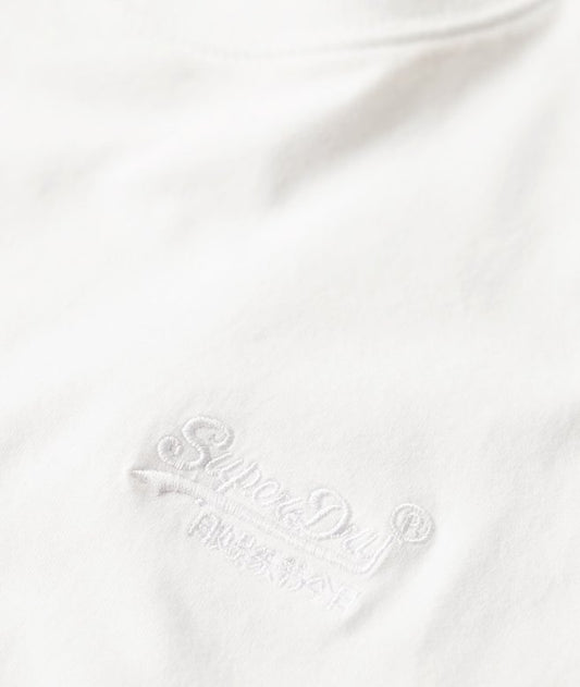 Superdry Essential Logo Embroidered T-Shirt Optic/Optic