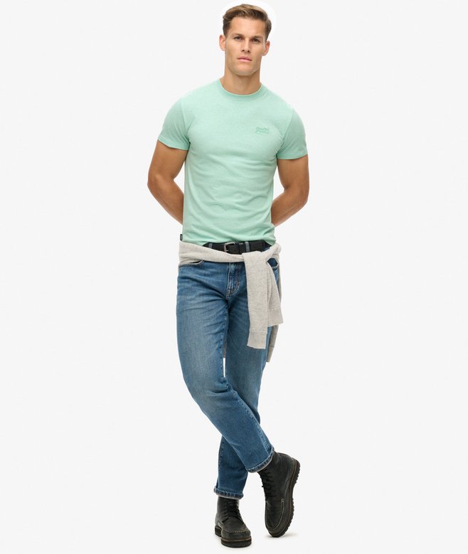 Superdry Essential Logo Embroidered T-Shirt Light Mint