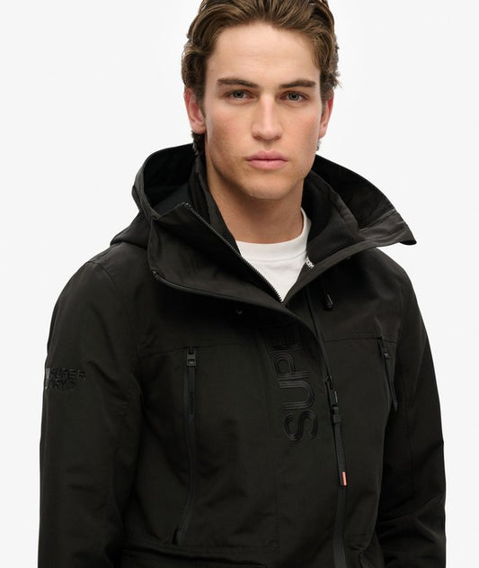 Superdry Hood Ultimate EMB Windbreaker Black