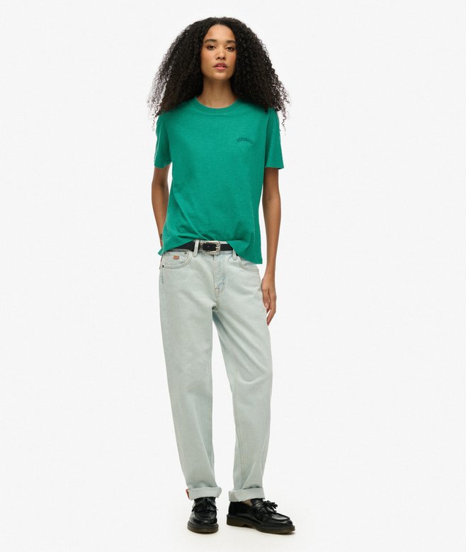 Superdry Essential Logo Washed T-Shirt Alpine