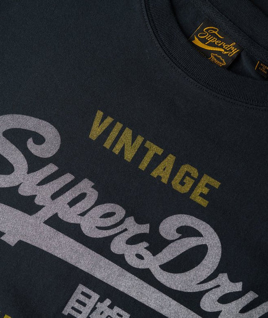 Superdry VL Heritage Relaxed T-Shirt Eclipse Navy