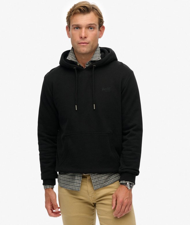 Superdry Essential Logo Hoodie Black