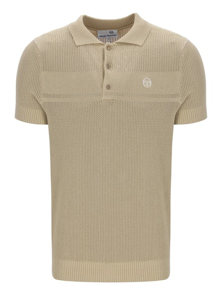 Sergio Tacchini Sabino Knit Polo Shirt Mojave Desert