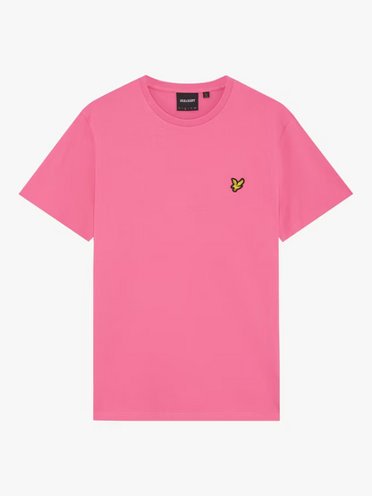 Lyle & Scott Cotton Crew Neck T-Shirt Hot Pink