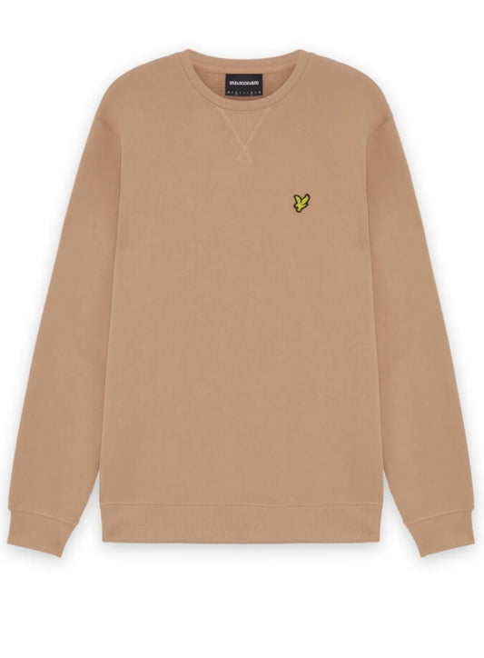 Lyle & Scott Cotton Crew Neck Sweatshirt Barley