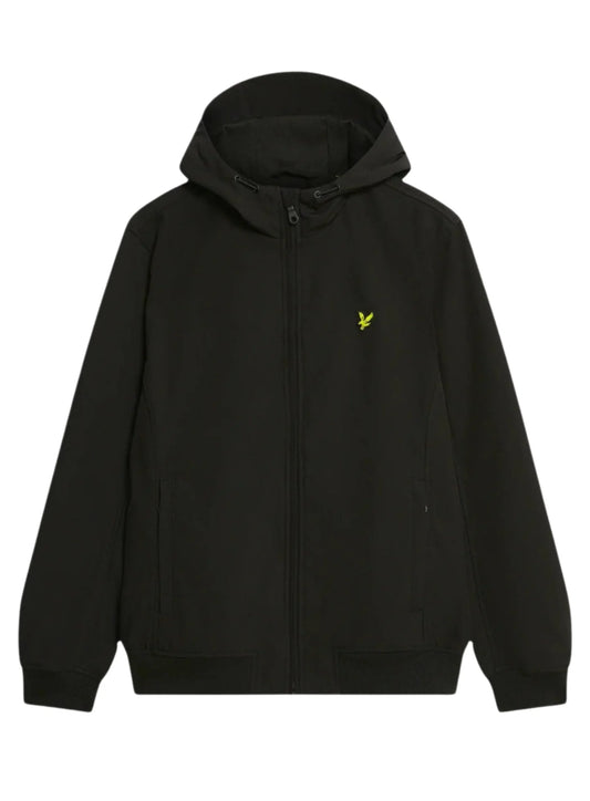 Lyle & Scott Mesh Lined Softshell Jacket Jet Black