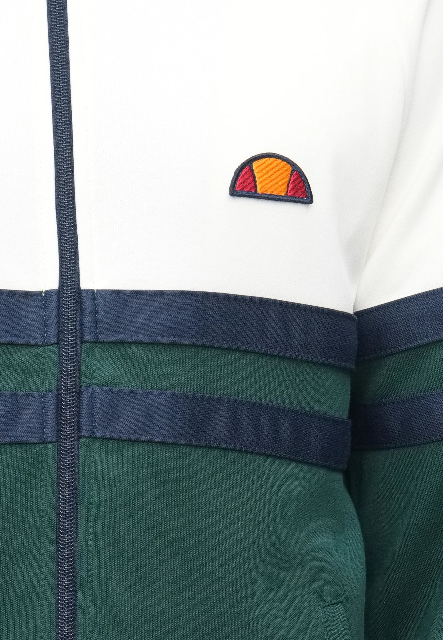 Ellesse Rimini Track Top Dark Green/Off White