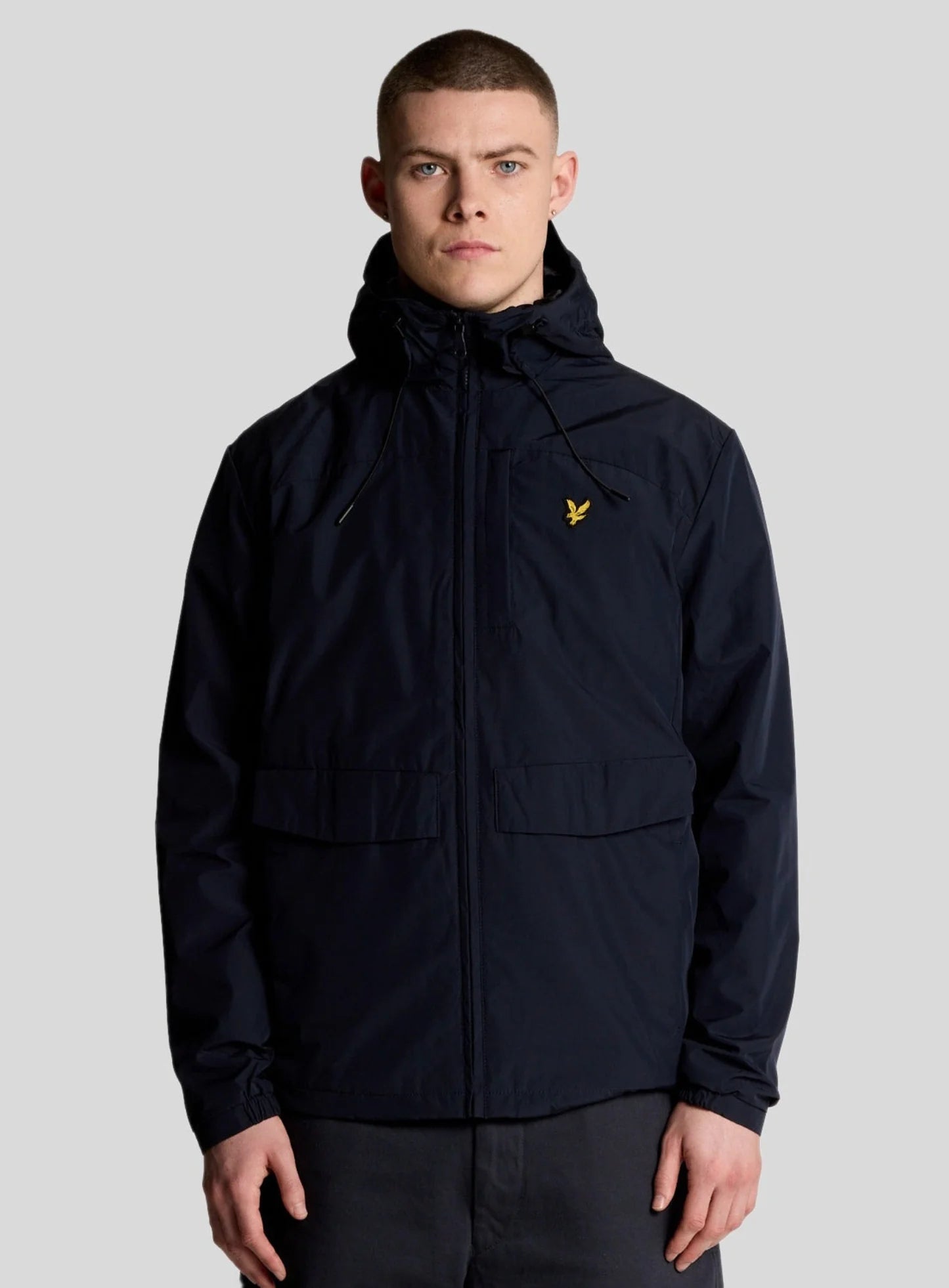 Lyle & Scott Lightweight Hooded Jacket Dark Navy