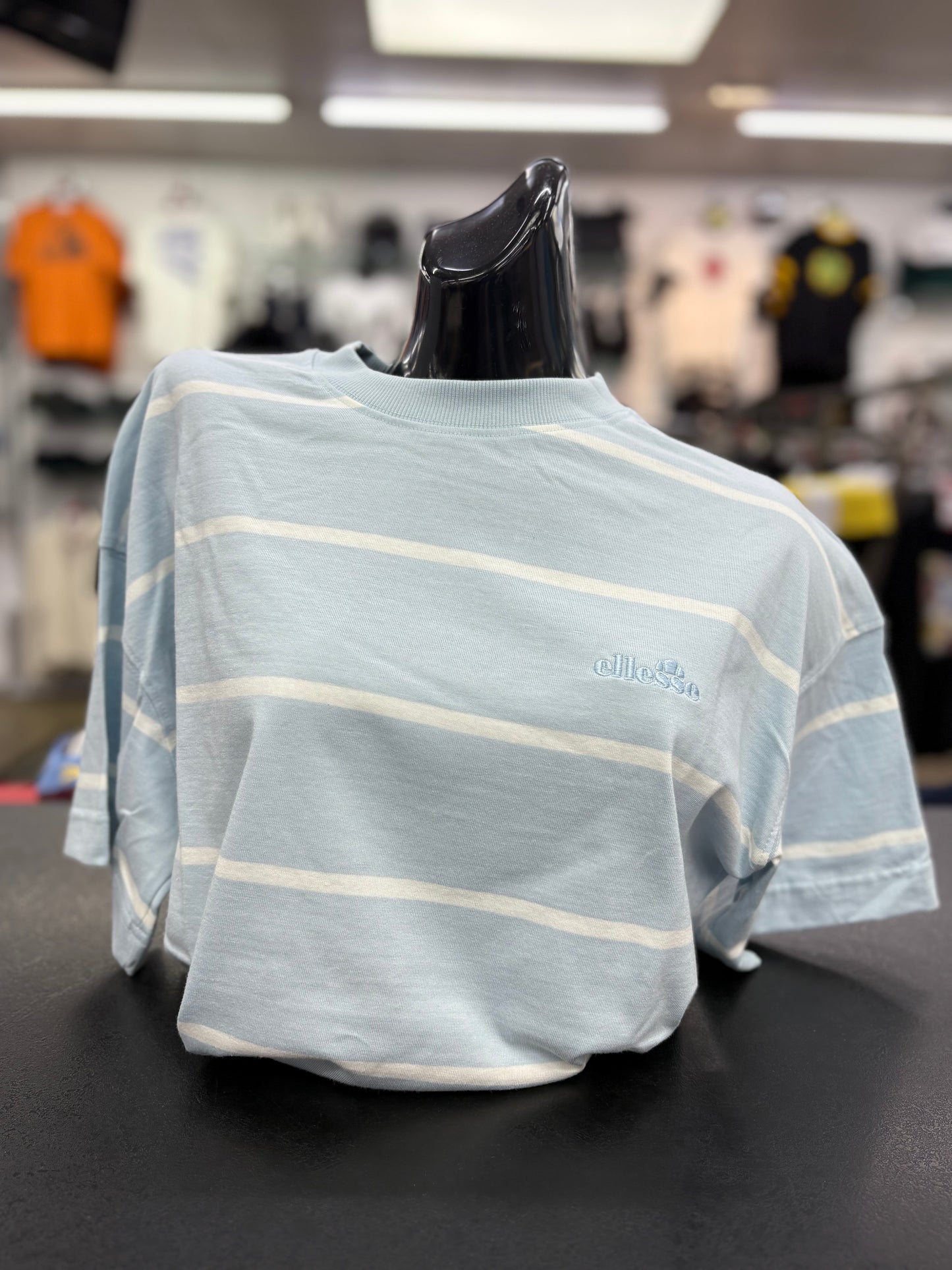 Ellesse Ladies Statte T-Shirt Light Blue/Off White