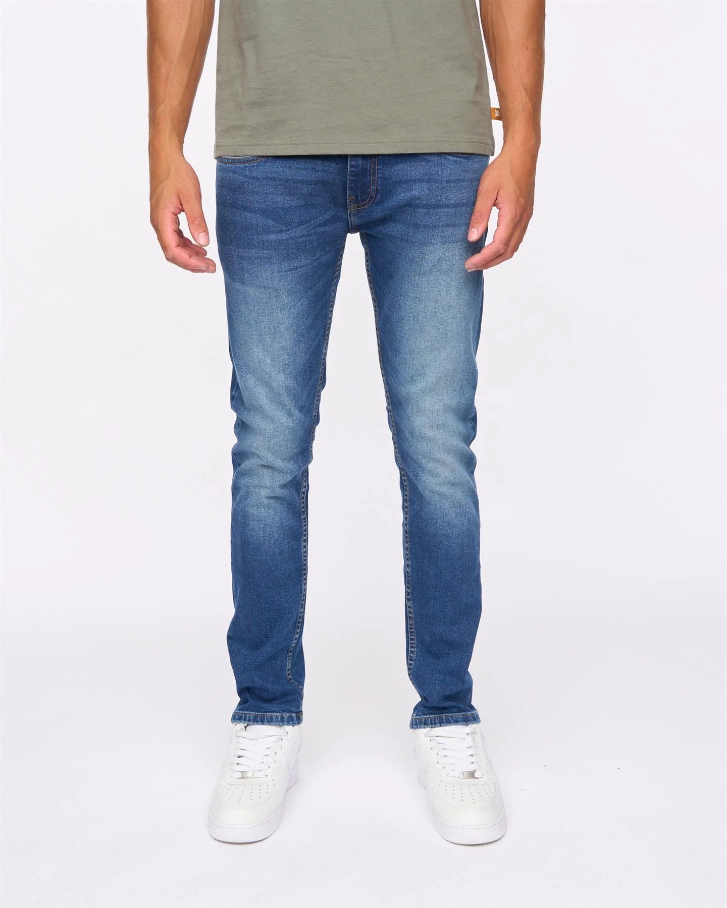 DUCK & COVER Slim Fit Jeans Maylead Stone Wash