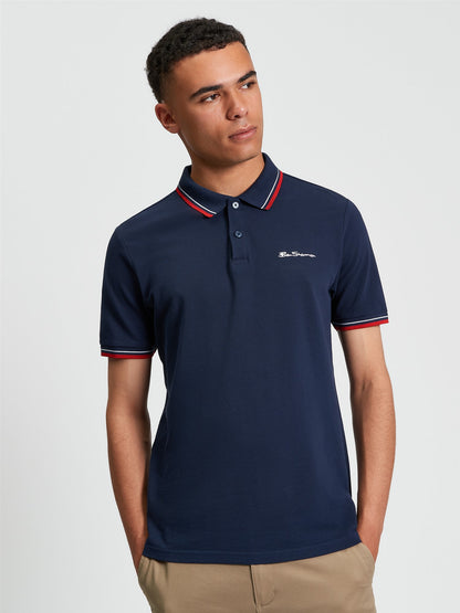 Ben Sherman Signature Pique Polo Dark Navy