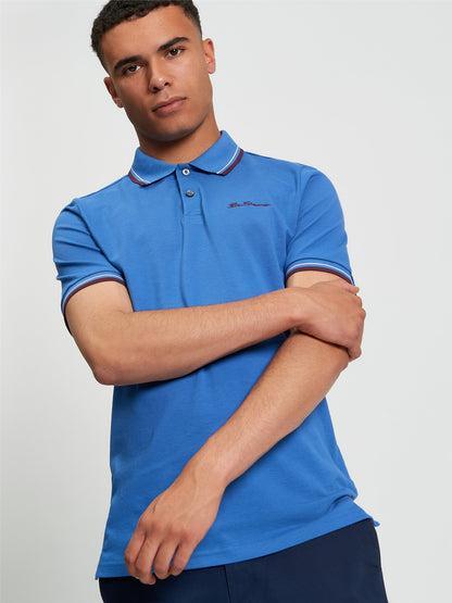 Ben Sherman Signature Pique Polo Cobalt