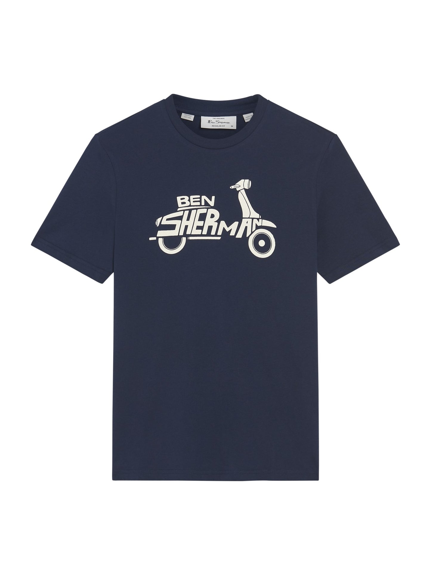 Ben Sherman Brand Scooter T-Shirt Dark Navy
