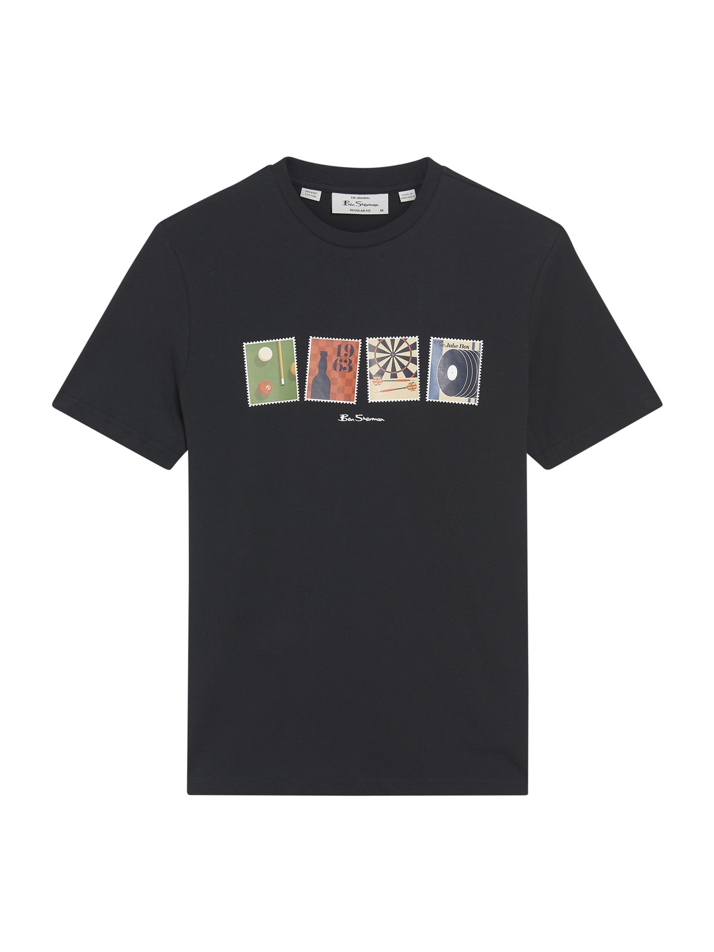 Ben Sherman Pub Sports T-Shirt Black