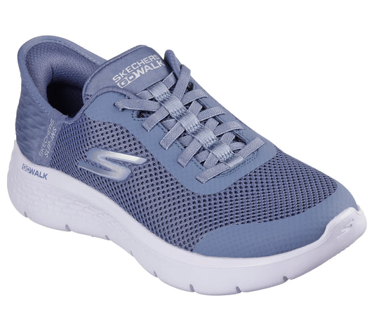 Skechers Ladies Slip-ins Go Walk Flex Grand Entry Blue