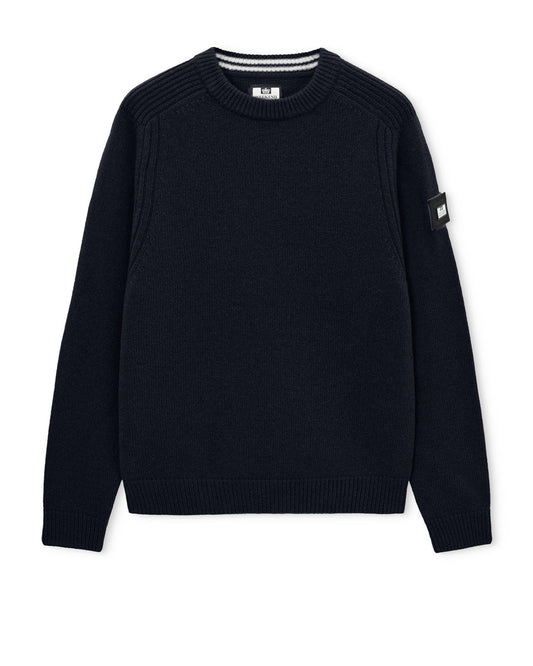 Weekend Offender Zagreb Wool Rich Sweater Navy