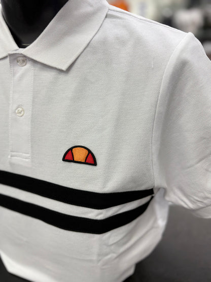 Ellesse Muccia Polo Shirt White/Black