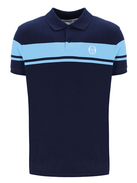 Sergio Tacchini Young Line Polo Shirt Maritime Blue/Baltic Sea