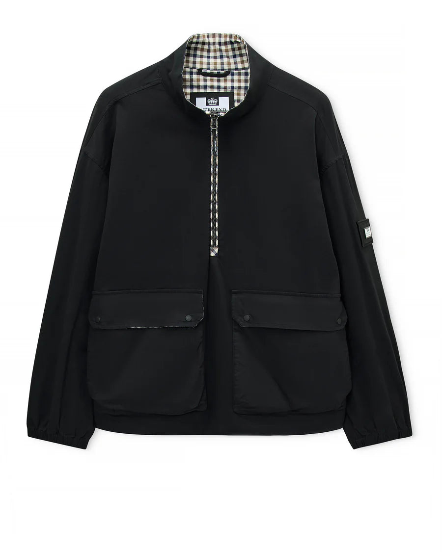 Weekend Offender Tiaret Overhead Jacket Black