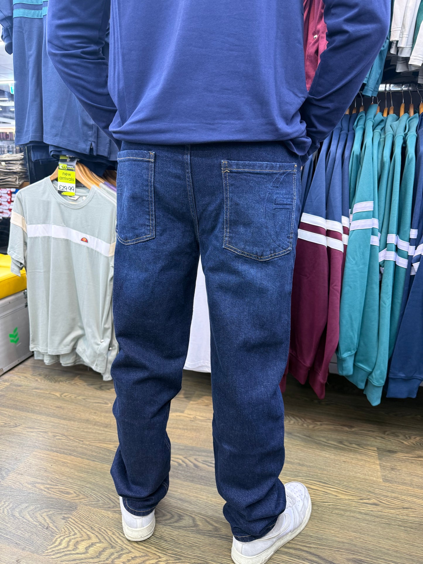 Sergio Tacchini Forza Straight Leg Jean Indigo Wash
