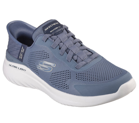 Skechers Mens Slip-ins Bounder 2.0 Emerged Slate