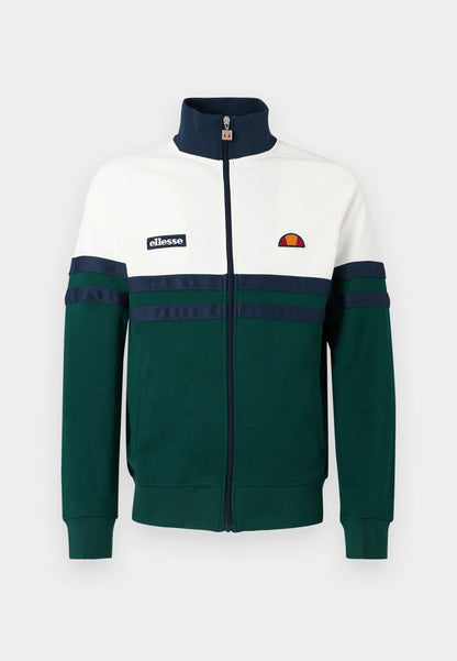 Ellesse Rimini Track Top Dark Green/Off White