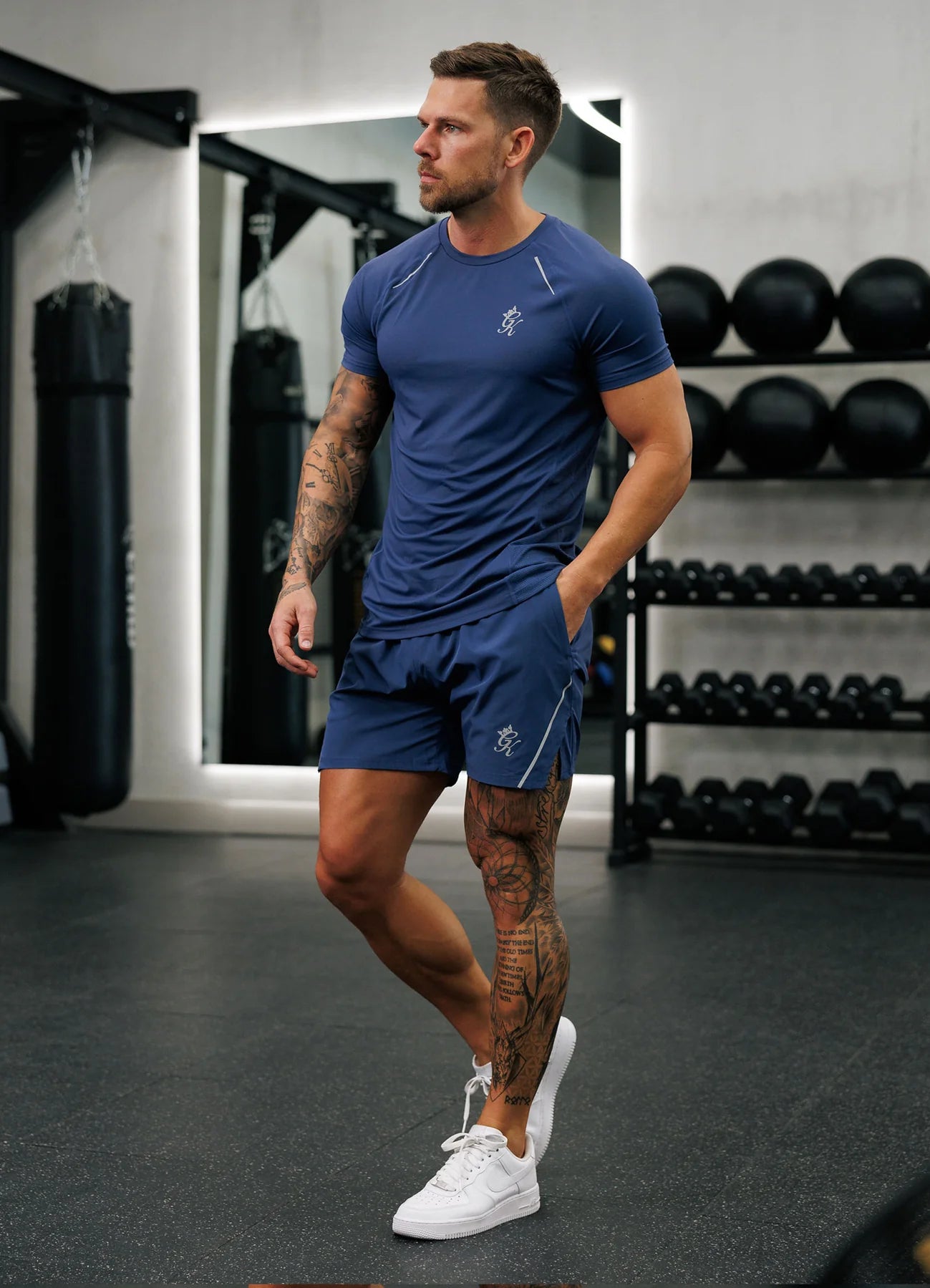 Gym King Flex 2.0 T-Shirt Twilight Blue