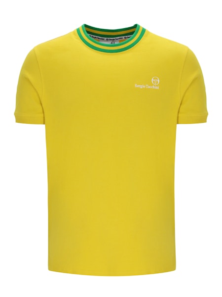 Sergio Tacchini Rainer FC T-Shirt Cyber Yellow/Fern Green