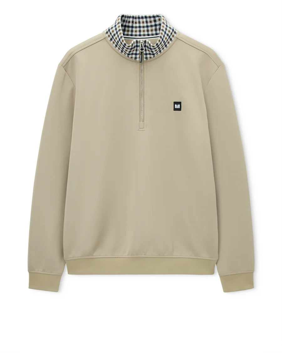 Weekend Offender Henson 1/4 Zip Sweatshirt Rock