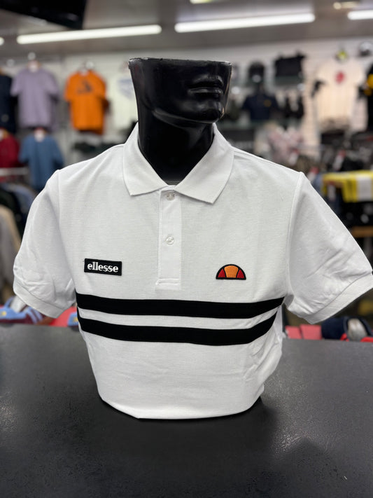 Ellesse Muccia Polo Shirt White/Black