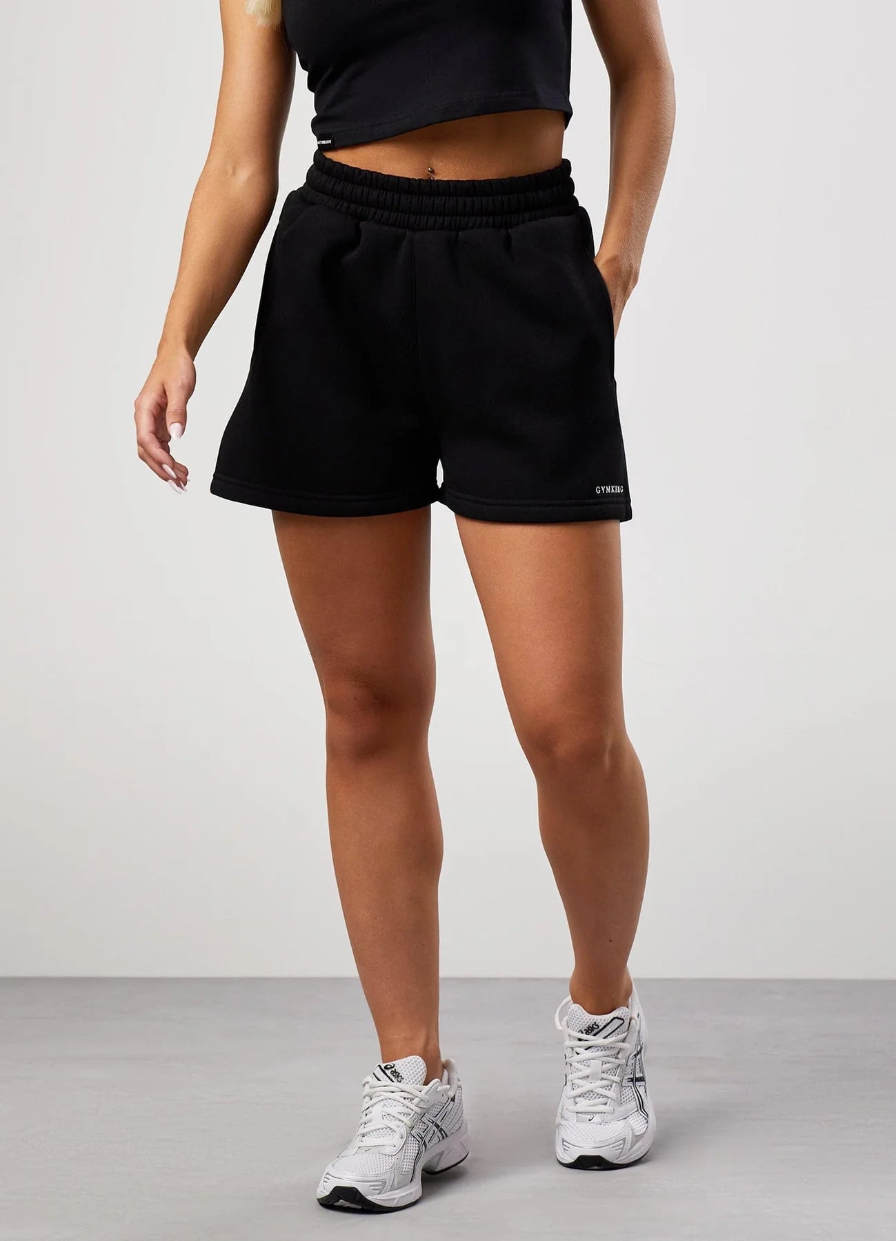 Gym King Ladies 365 Fleece Shorts Black