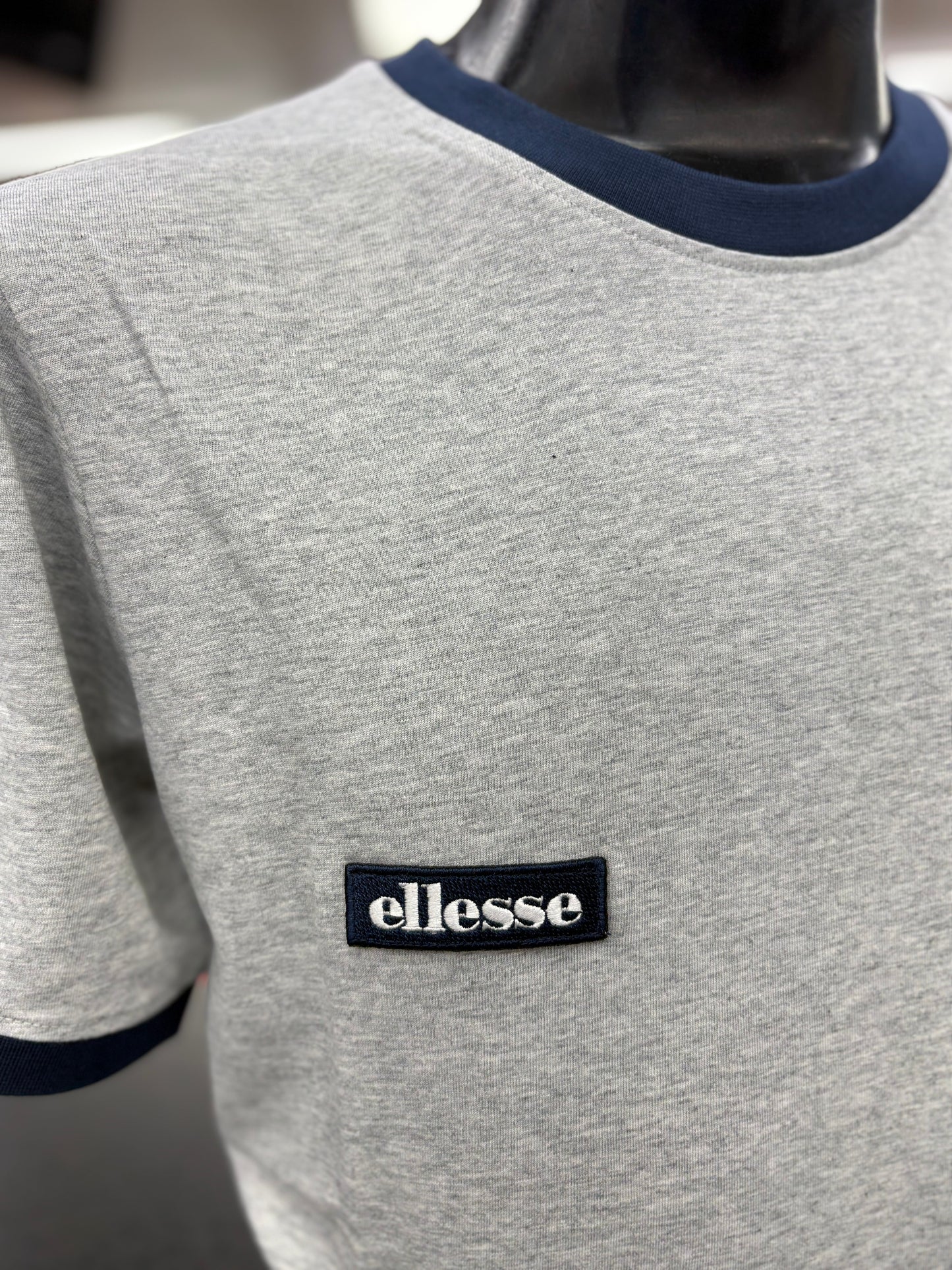 Ellesse Ringetto T-Shirt Light Grey Marl