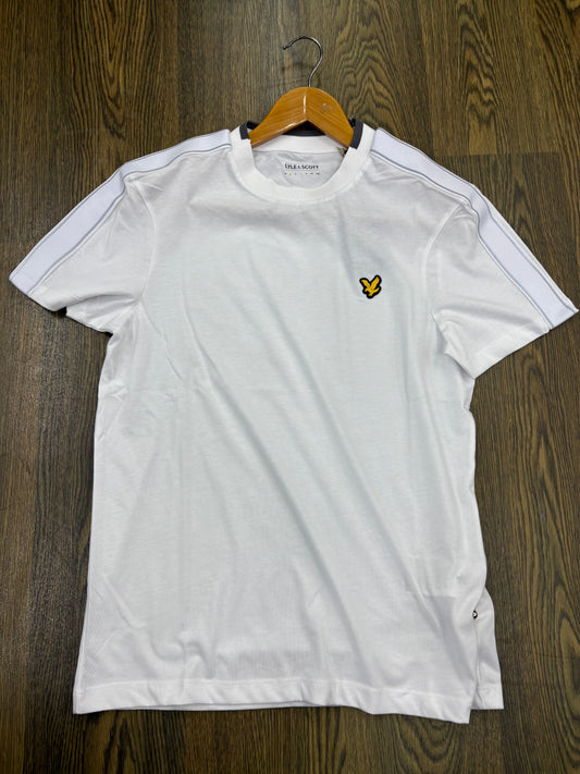 Lyle & Scott Sports Tape T-Shirt White