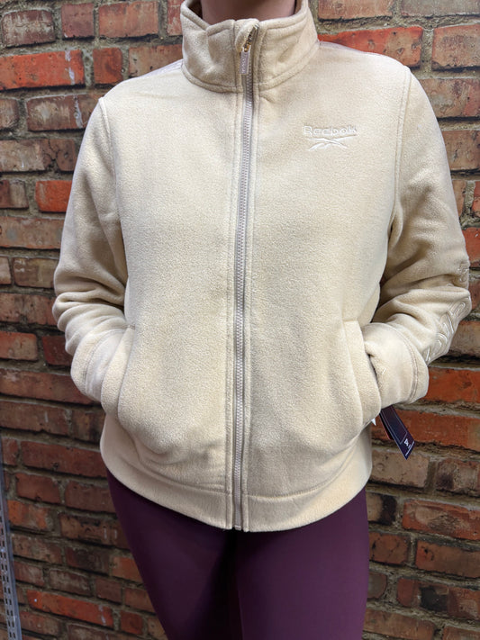 Reebok Ladies Polar Fleece Jacket Sand