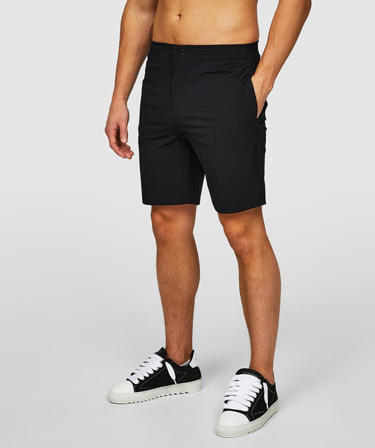 Alessandro Zavetti Marchiano Woven Short Jet Black