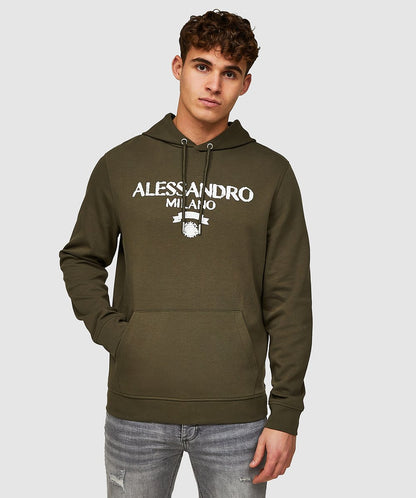 Alessandro Zavetti Dalore Hoodie Grape Leaf