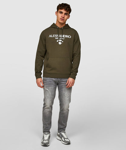 Alessandro Zavetti Dalore Hoodie Grape Leaf