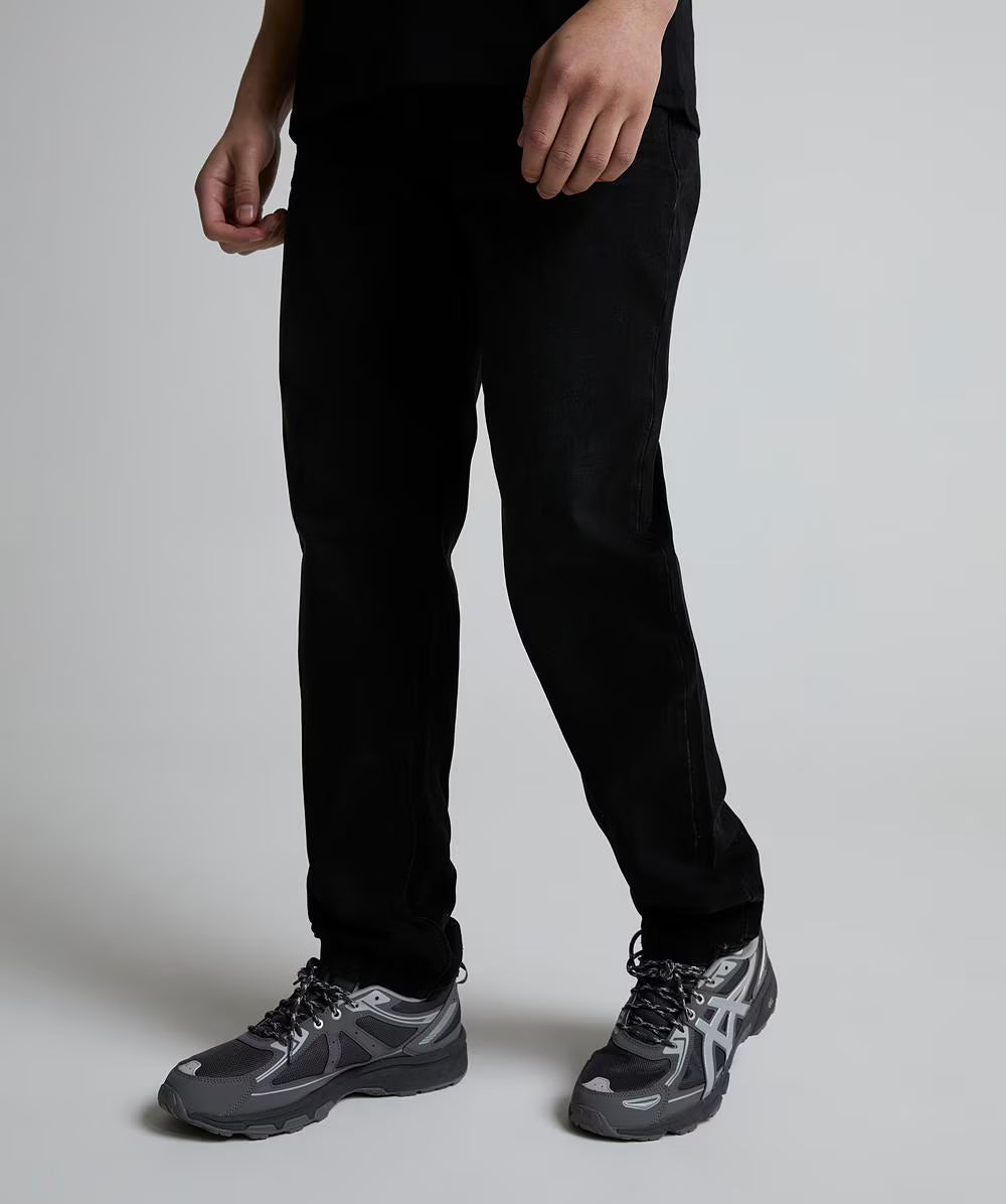 Alessandro Zavetti Lazio Loose Fit Denim Jeans Washed Black