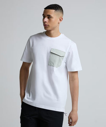 Alessandro Zavetti Ultizzi Pocket T-Shirt Optic White/Silver Thyme